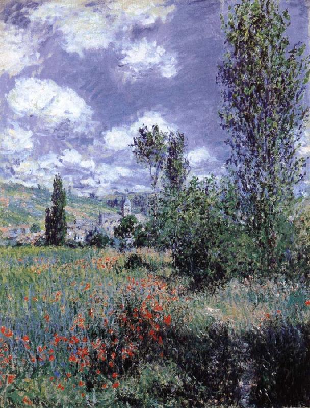 Claude Monet Lane in the Poppy Field oil painting picture